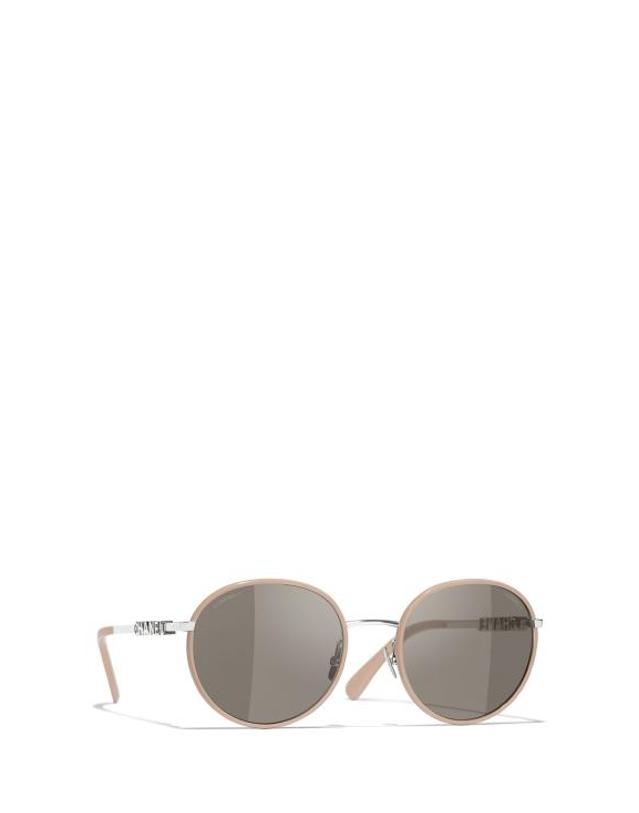 샤넬 [해외직구] 25FW 샤넬 선글라스 CH4282 C261 3 SILVER 착용컷