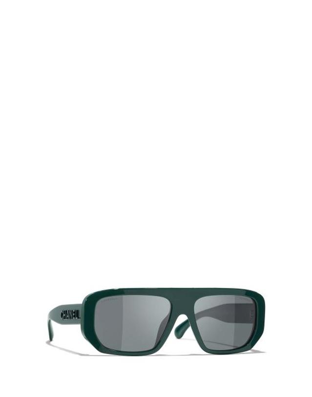 샤넬 [해외직구] 26FW 샤넬 선글라스 CH5556U 1459S4 GREEN VENDOME 착용컷