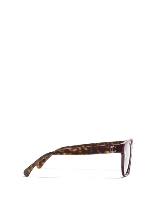 샤넬 [해외직구] 26FW 샤넬 안경 CH3471 1823 RED VENDOME DARK HAVANA 착용컷