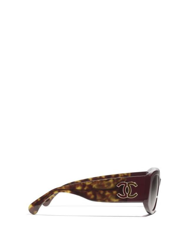 샤넬 [해외직구] 26FW 샤넬 선글라스 CH5524 1823S5 RED VENDOME DARK HAVANA 착용컷