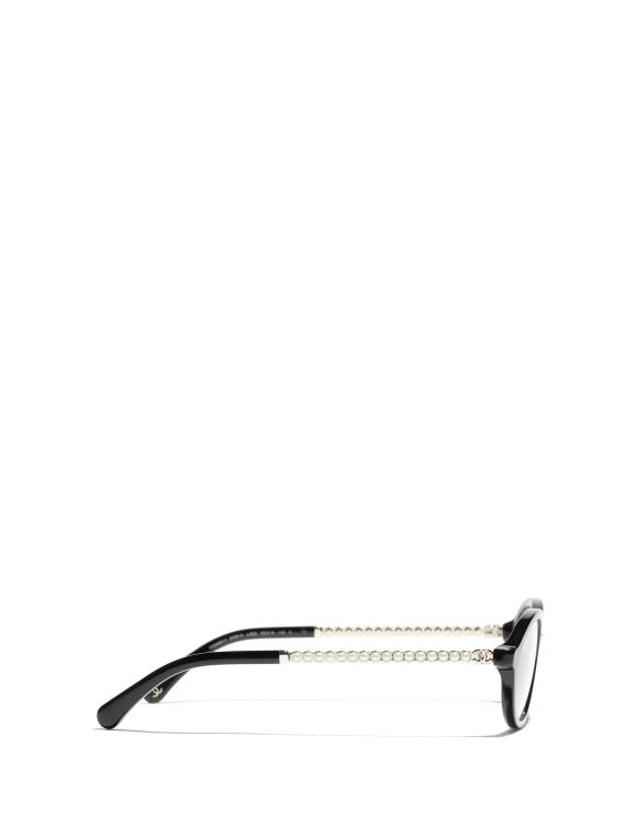 샤넬 [해외직구] 26FW 샤넬 안경 CH3499H C622 BLACK 착용컷