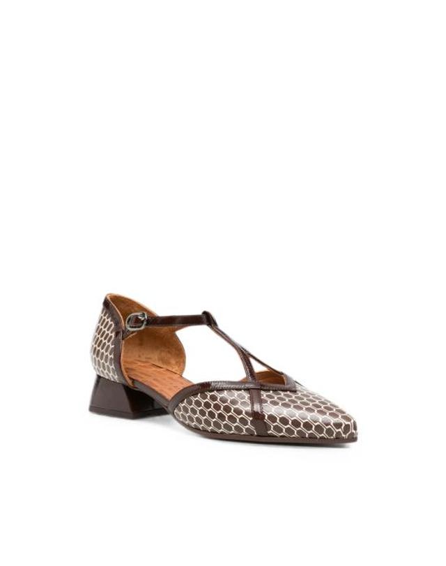 치에 미하라 [해외직구] 26FW 치에 미하라 힐 펌프스 HIDROW49 CHOCO BROWN NEUTRALS 착용컷