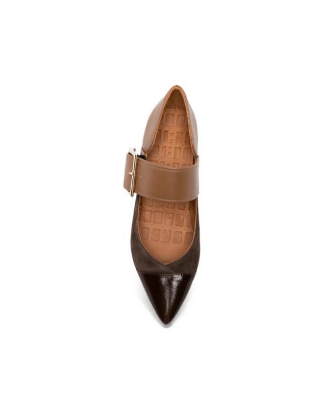 치에 미하라 [해외직구] 26FW 치에 미하라 힐 펌프스 HEBAS49 TAUPE BROWN NEUTRALS 착용컷