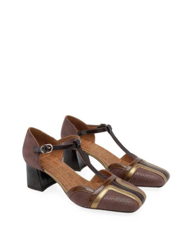 치에 미하라 [해외직구] 26FW 치에 미하라 샌들 VOLAI49BRONC BROWN 착용컷