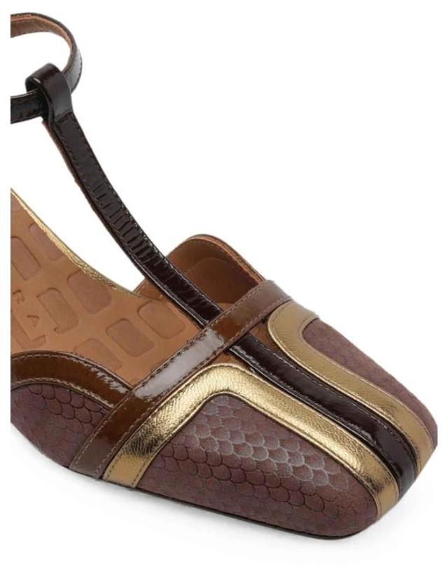 치에 미하라 [해외직구] 26FW 치에 미하라 샌들 VOLAI49BRONC BROWN 착용컷