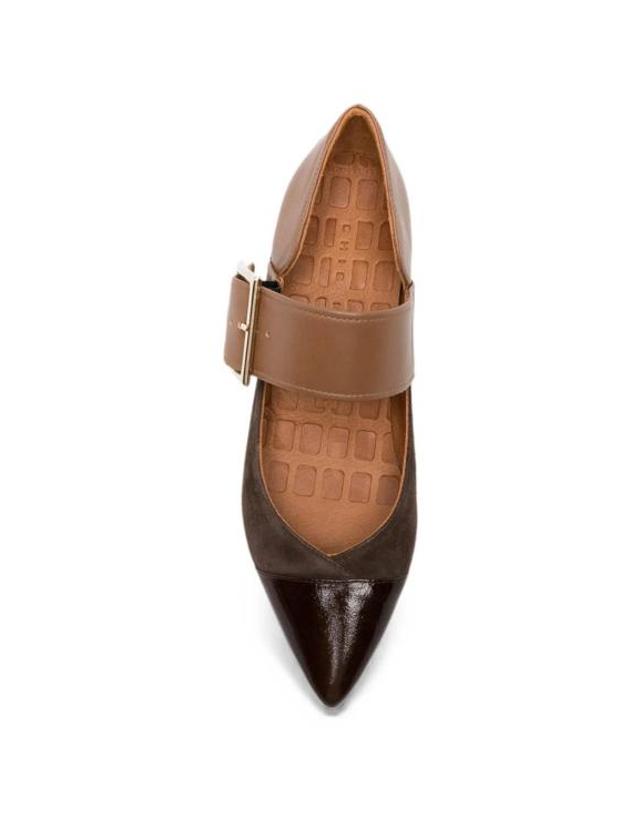 치에 미하라 [해외직구] 26FW 치에 미하라 샌들 HEBAS49TAUPE BROWN 착용컷