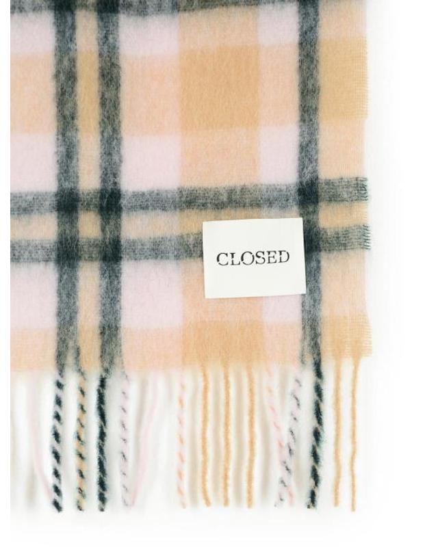 클로즈드 [해외직구] 26FW 클로즈드 머플러 스카프 C90898 70F 22862 Pink 착용컷