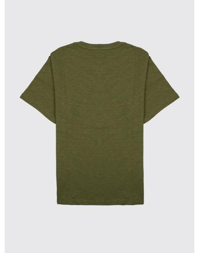 클로즈드 [해외직구] 26SS 클로즈드 반팔 티셔츠 C8502645CEM 614 Green 착용컷