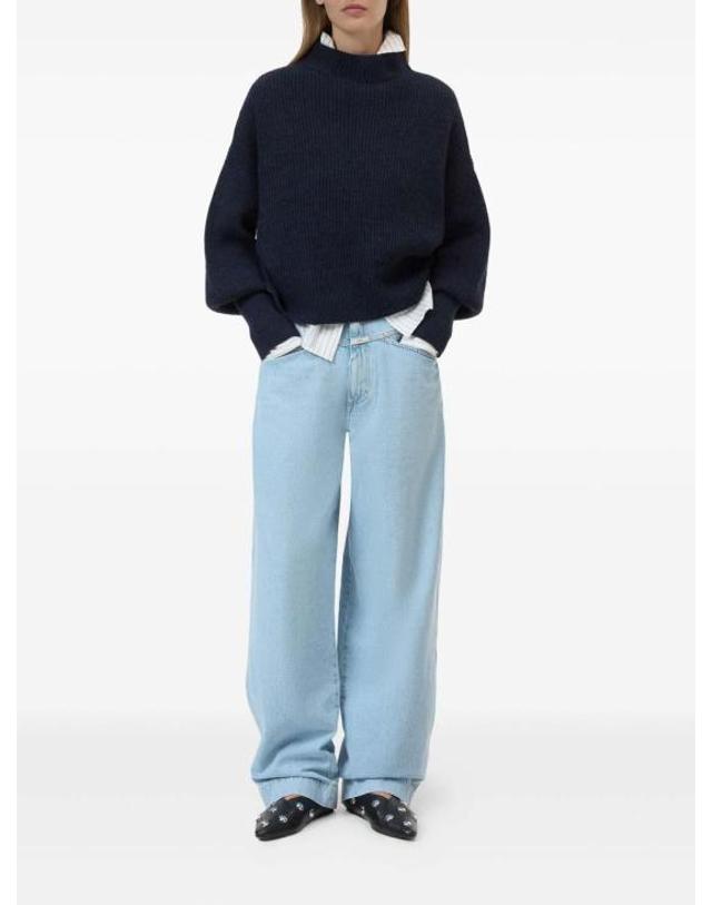클로즈드 [해외직구] 26FW 클로즈드 탑 C9623098722568 BLUE 착용컷