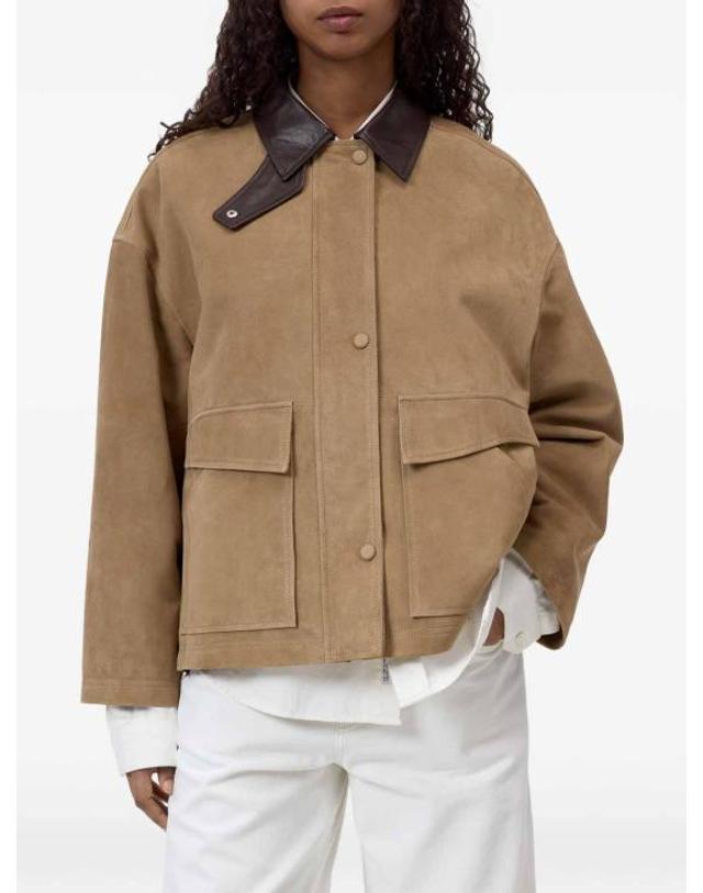 클로즈드 [해외직구] 26SS 클로즈드 가죽 자켓 C9750381G22982 BEIGE 착용컷