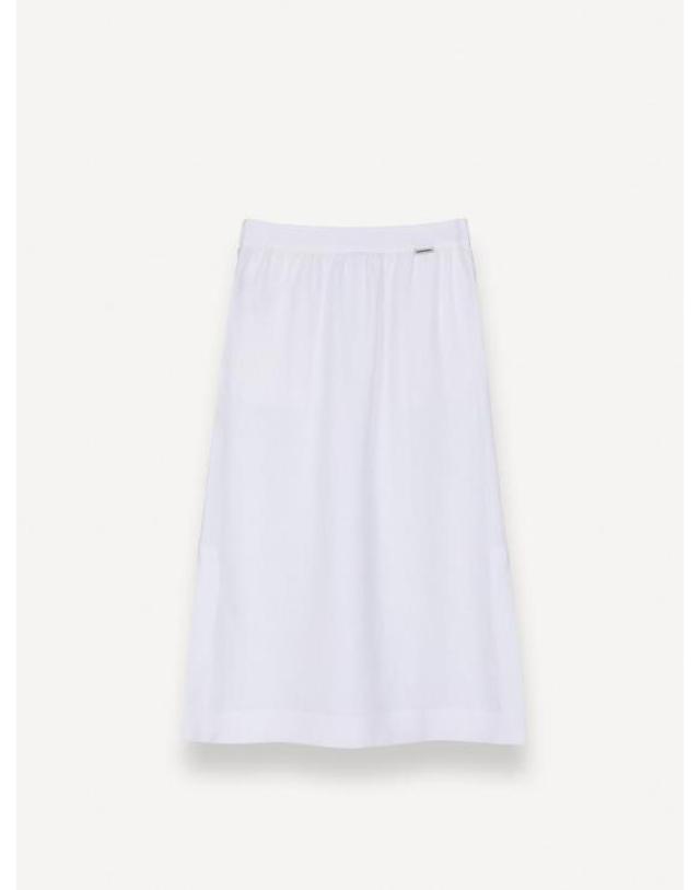 콜마 [해외직구] 26SS 콜마르 미디 스커트 73116AZ01 WHITE 착용컷