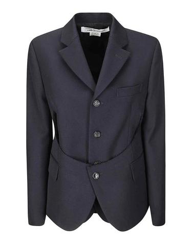 [해외직구] 25SS 꼼데가르송 수트 자켓 ROJ001S252 Dark Blue
