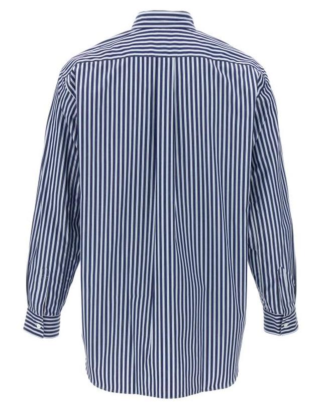 꼼데가르송 [해외직구] 25SS 꼼데가르송 긴팔 셔츠 FZB218PER3 Blue 착용컷