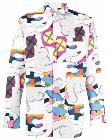 [해외직구] 21FW 꼼데가르송 긴팔 셔츠 FHB021 MultiColour