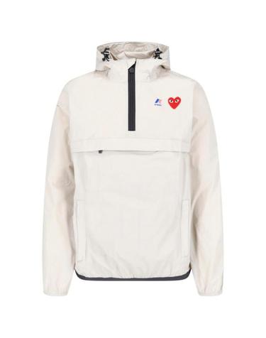 [해외직구] 26SS 꼼데가르송 X K way 아노락 자켓 AZ J502 051 3 BEIGE