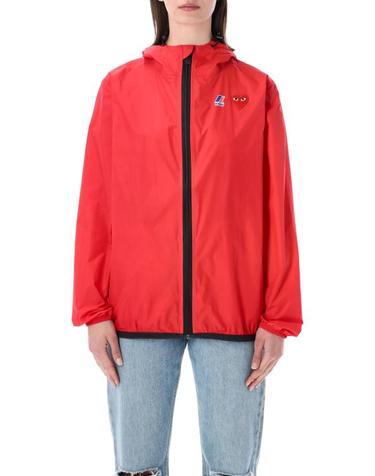 [해외직구] 26SS 꼼데가르송 X 까웨 윈드 레인 자켓 AZ J501 051 2 Rosso