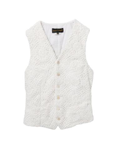 [해외직구] 26SS 꼼데가르송 베스트 GQV0010511 BIANCO