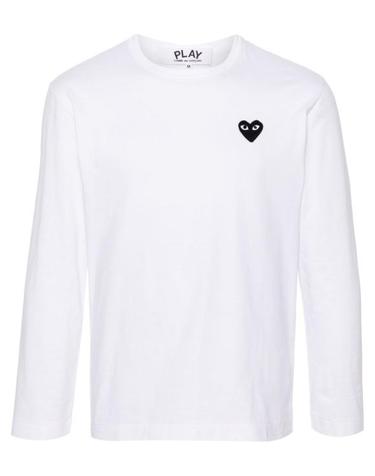 [해외직구] 26FW 꼼데가르송 긴팔 티셔츠 AXT120 WHITE