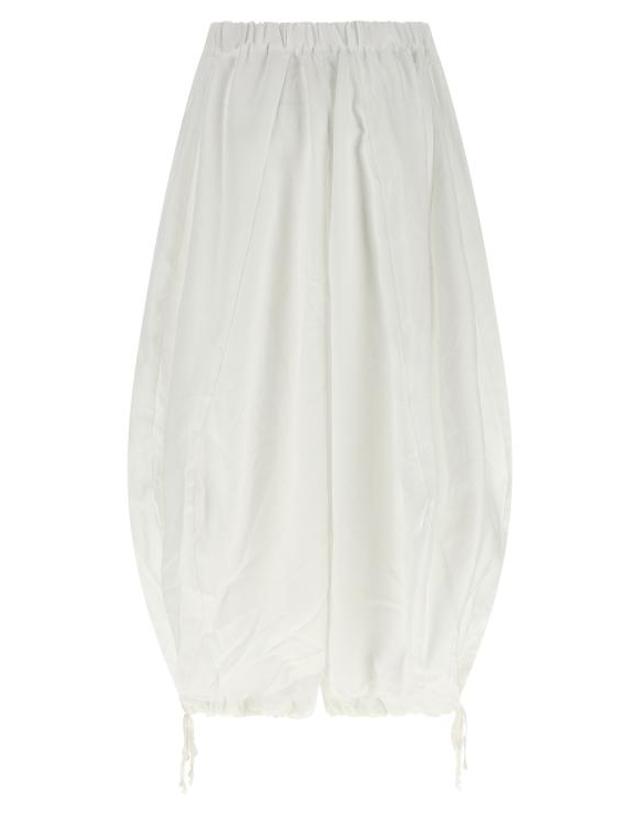 꼼데가르송 [해외직구] 26SS 꼼데가르송 스트레이트 팬츠 GQP0261 White 착용컷