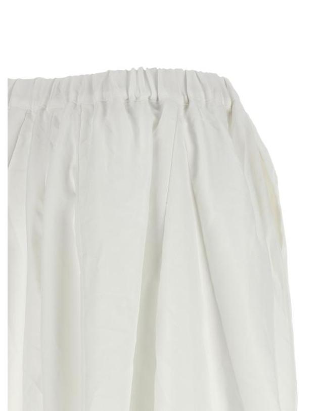 꼼데가르송 [해외직구] 26SS 꼼데가르송 스트레이트 팬츠 GQP0261 White 착용컷