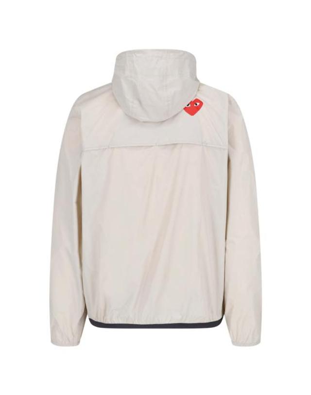 꼼데가르송 [해외직구] 26SS 꼼데가르송 X K way 아노락 자켓 AZ J502 051 3 BEIGE 착용컷
