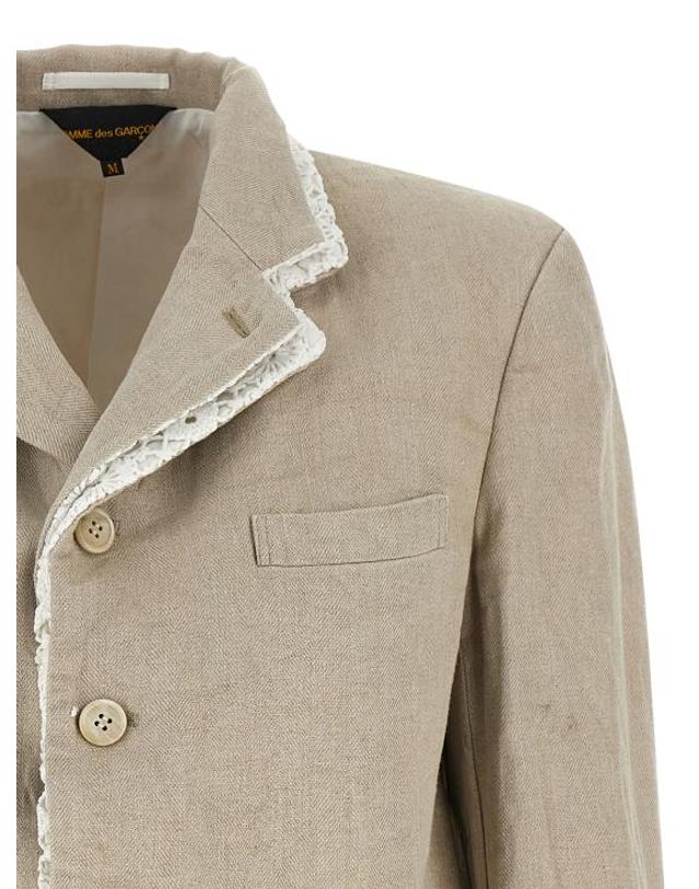 꼼데가르송 [해외직구] 26SS 꼼데가르송 수트 세트 GQJ0241 Beige 착용컷