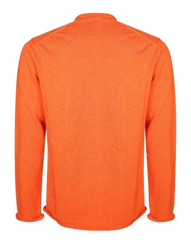 꼼데가르송 [해외직구] 25FW 꼼데가르송 라운드 넥 울 스웨터 FPN007W255 Orange 착용컷