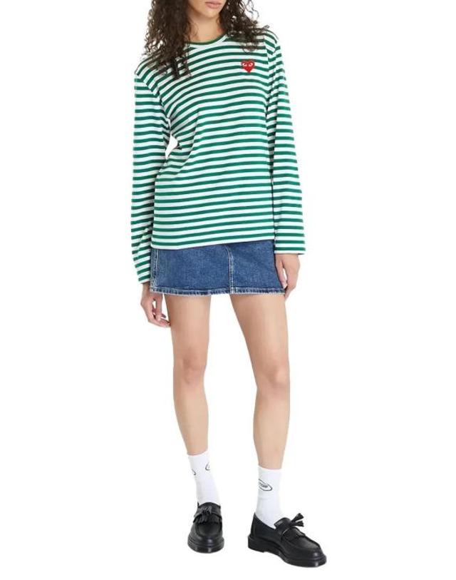 꼼데가르송 [해외직구] 꼼데가르송 탑 01a03d69 5aaa 761e b802 36886db8811f GREEN 착용컷
