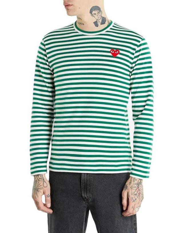 꼼데가르송 [해외직구] 꼼데가르송 탑 01a03d69 5aaa 761e b802 36886db8811f GREEN 착용컷