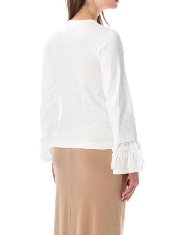 꼼데가르송 [해외직구] 26FW 꼼데가르송 반팔 티셔츠 NRT002 1 BIANCO 착용컷