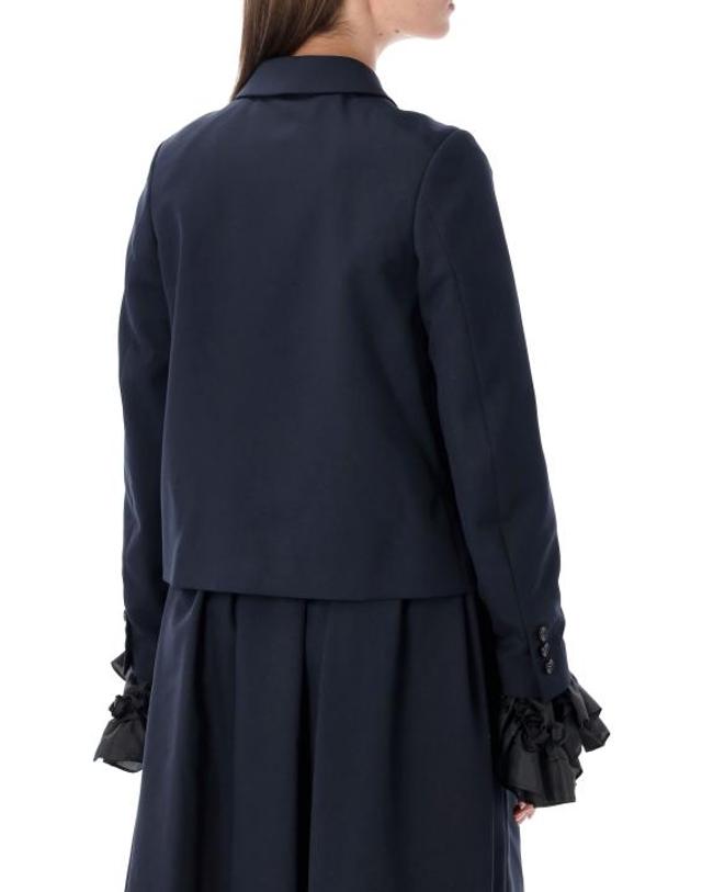 꼼데가르송 [해외직구] 26FW 꼼데가르송 자켓 NRJ006 1 NAVY X BLACK 착용컷