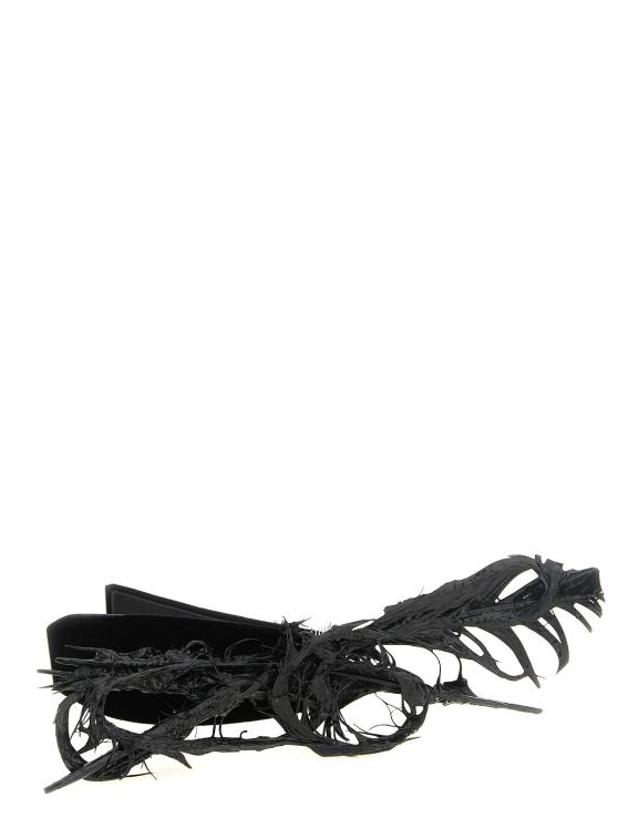 꼼데가르송 [해외직구] 26FW 꼼데가르송 헤어 액세서리 CO343053BM BLACK 착용컷