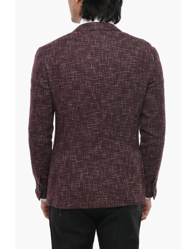 꼬르넬리아니 [해외직구] 꼬르넬리아니 수트 자켓 85XY72 0118350 040 Burgundy 착용컷