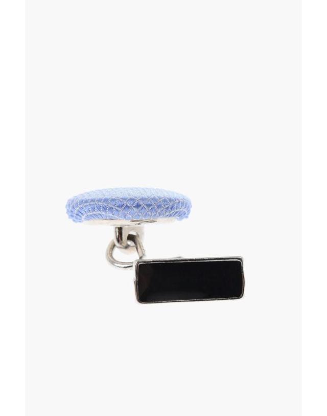 꼬르넬리아니 [해외직구] 꼬르넬리아니 커프스 링크 타이 홀더 83HG11 9120548 008 Light blue 착용컷