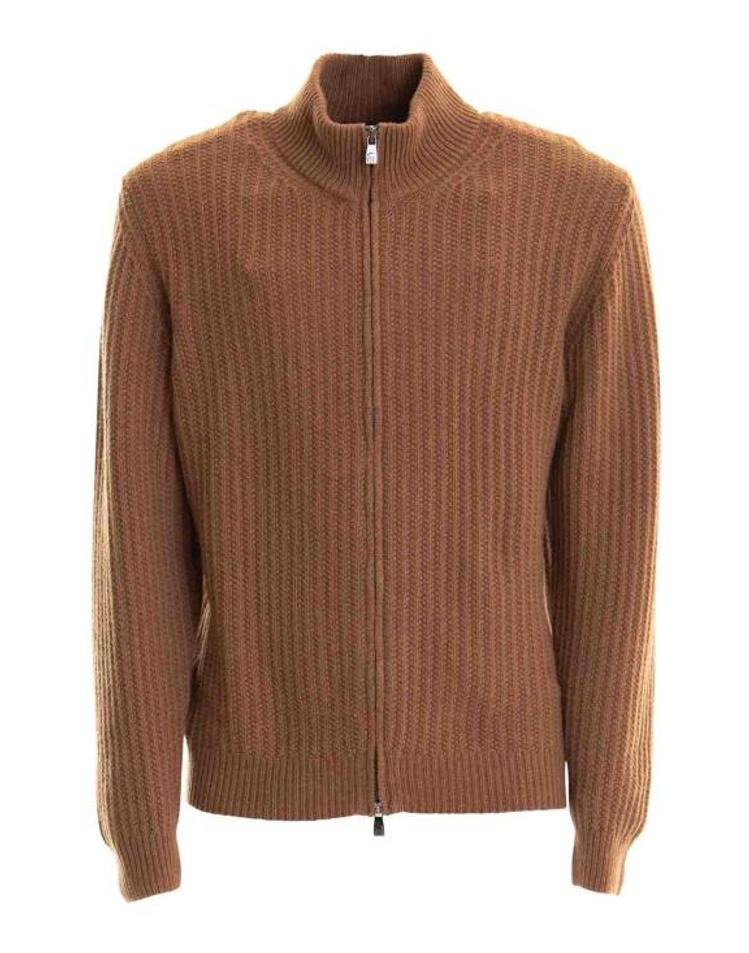 [해외] 24FW 꼬르넬리아니 집업 니트 94M5459425143033 Brown