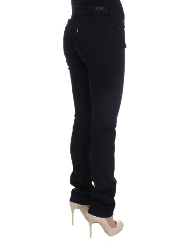 코스튬 내셔널 [해외직구] 커스텀네셔널 데님 팬츠 SIG30204 NAVY 착용컷