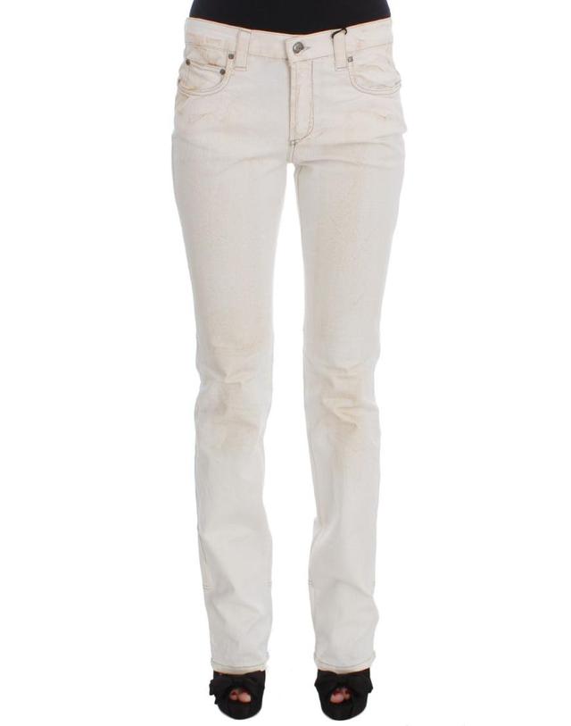 코스튬 내셔널 [해외직구] 커스텀네셔널 데님 팬츠 SIG32590 WHITE 착용컷