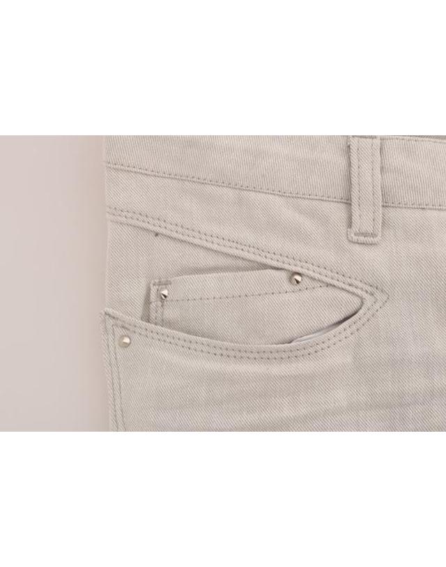 코스튬 내셔널 [해외직구] 커스텀네셔널 데님 팬츠 SIG30129 WHITE 착용컷