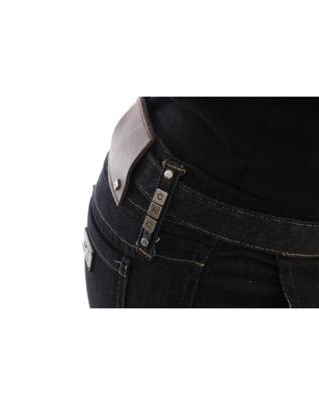 코스튬 내셔널 [해외직구] 커스텀네셔널 데님 팬츠 SIG30123 NAVY 착용컷