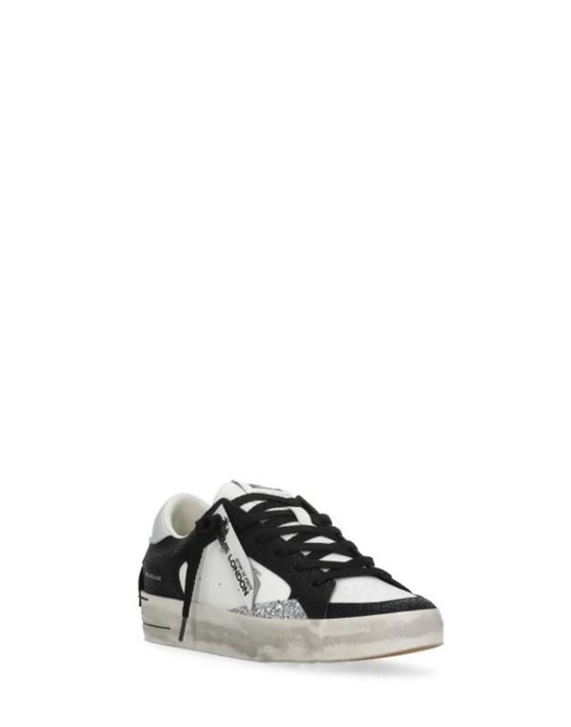 크라임런던 [해외직구] 26FW 크라임런던 스니커즈 22100WA9 20A SKATEBLACK WHITE 착용컷