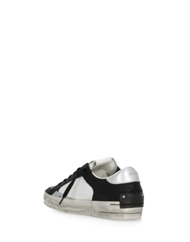크라임런던 [해외직구] 26FW 크라임런던 스니커즈 22100WA9 20A SKATEBLACK WHITE 착용컷