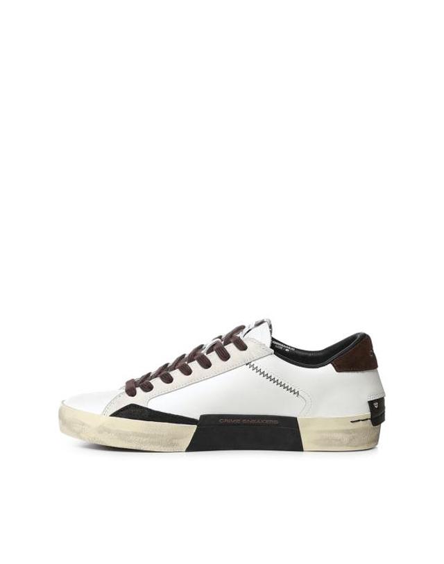 크라임런던 [해외직구] 26FW 크라임런던 스니커즈 10003AA9 WHITE BROWN 착용컷