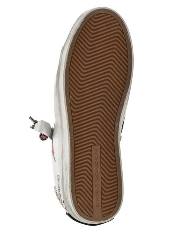 크라임런던 [해외직구] 26FW 크라임런던 스니커즈 23101AA9 10SK8 DELUXEWHITE 착용컷