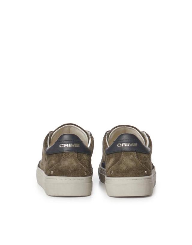 크라임런던 [해외직구] 26FW 크라임런던 스니커즈 10801AA9 OLIVE GREEN 착용컷