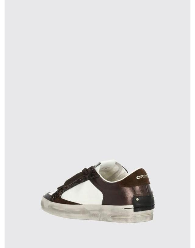 크라임런던 [해외직구] 26FW 크라임런던 스니커즈 23103AA9 60 SK8 DELUXE Brown 착용컷