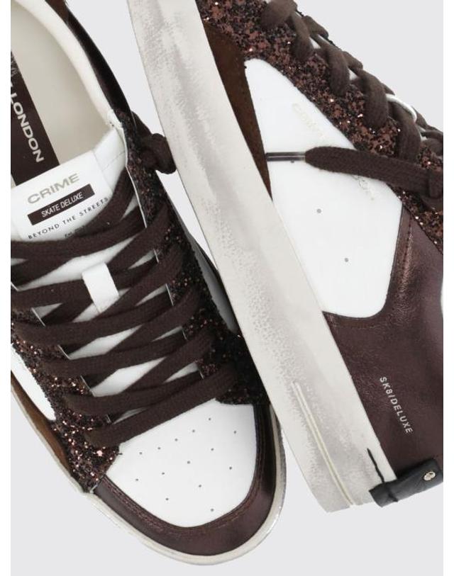 크라임런던 [해외직구] 26FW 크라임런던 스니커즈 23103AA9 60 SK8 DELUXE Brown 착용컷
