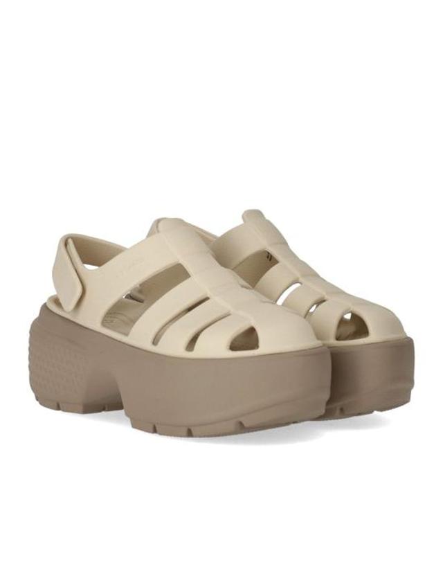 크록스 [해외직구] 25SS 크록스 샌들 CR 209938 AMTI 36 37 Beige 착용컷