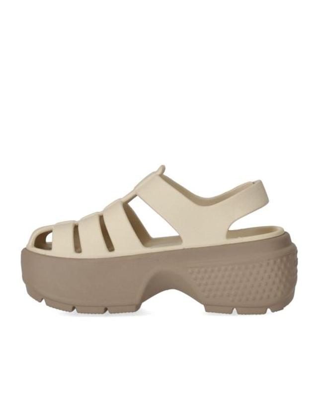 크록스 [해외직구] 25SS 크록스 샌들 CR 209938 AMTI 36 37 Beige 착용컷