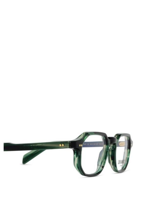 커틀러 앤 그로스 [해외직구] 26FW 커틀러앤그로스 안경 GR11 03 STRIPED DARK GREEN 착용컷