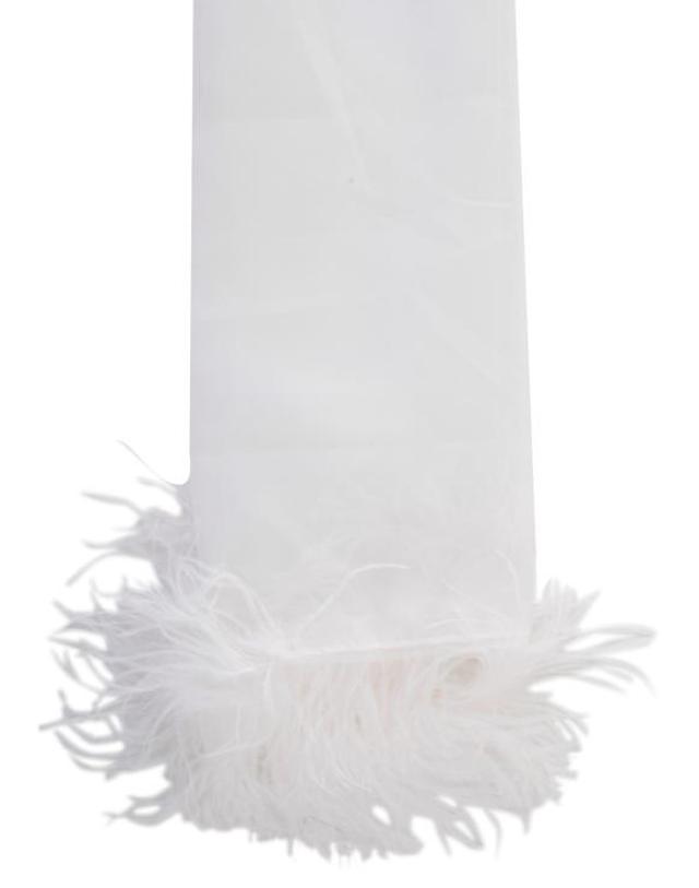쿠틀리컬트 [해외직구] 20SS 쿠틀리컬트 머플러 스카프 CHANDRIT32 WHITE 착용컷